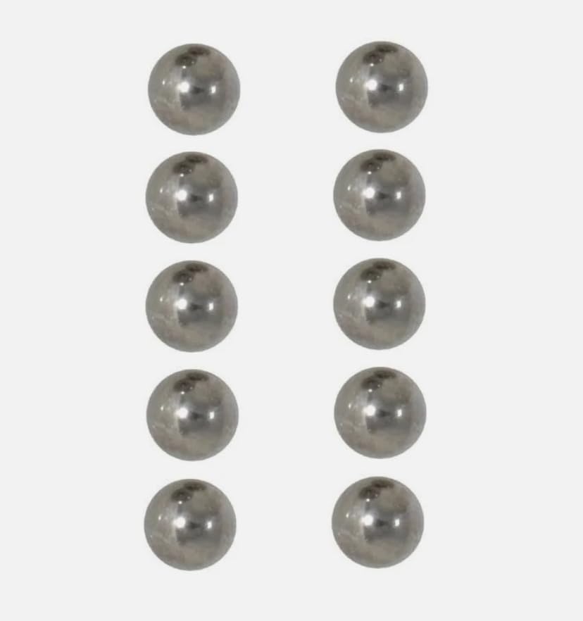 700R4 4L60E 4L65E 4L70E Transmission STEEL Valve Body Check Balls Set of 10 Compatible with GM GMC Chevy 1/4" .250" - Image 2
