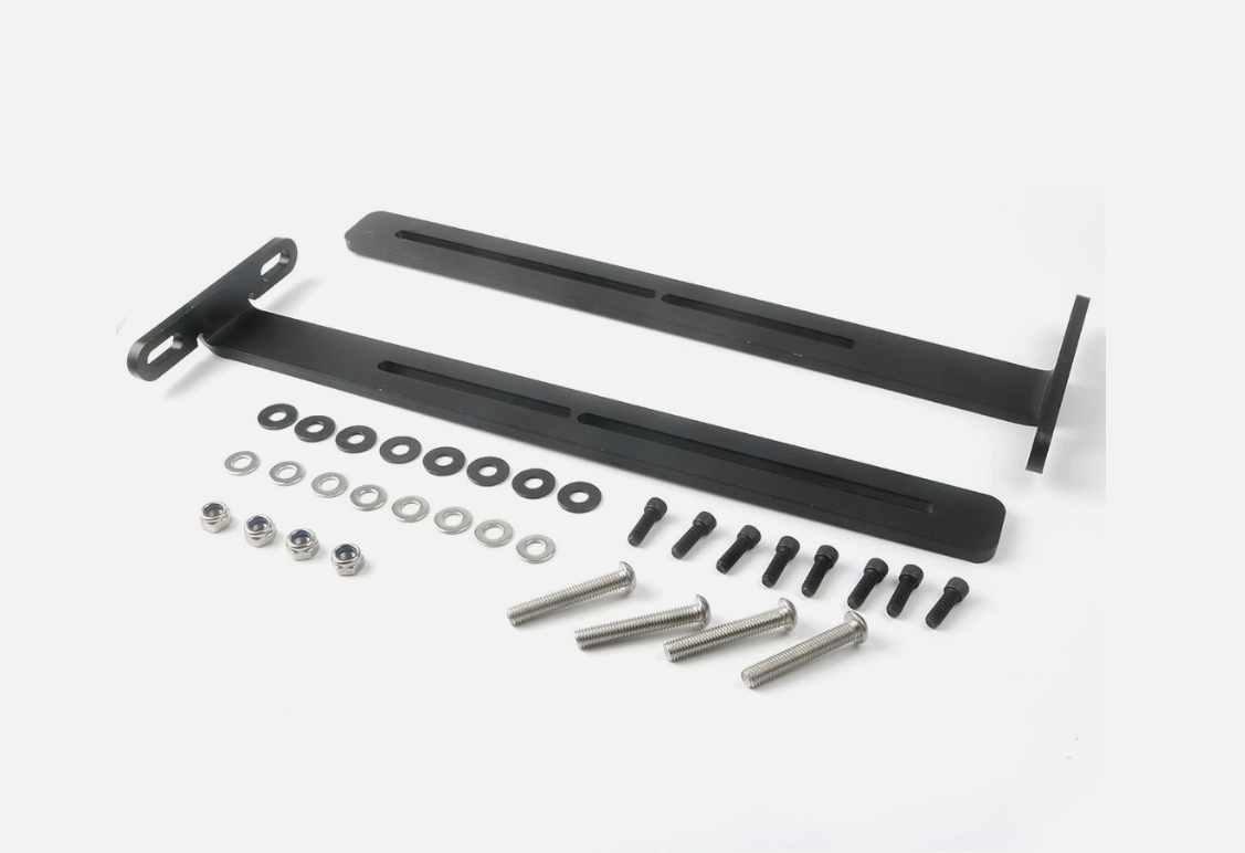 JSPP Golf Cart Speaker Mount T-Bracket Compatible with SE18, SE26, SEB26, SEDS32 Soundbars, Steel, Black, Roof Mount